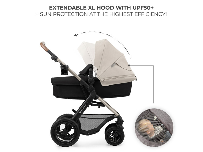 Універсальна коляска 3 в 1 Kinderkraft Moov 2 Air Light Gray (KSMOOV02LGR3000), Фото 5