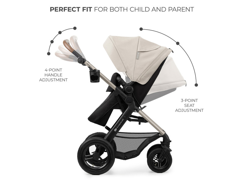 Універсальна коляска 3 в 1 Kinderkraft Moov 2 Air Light Gray (KSMOOV02LGR3000), Фото 6