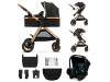 Універсальна коляска 3 в 1 Kinderkraft Esme Pure Black (KSESME00BLK3000), Фото 23