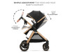 Універсальна коляска 3 в 1 Kinderkraft Esme Pure Black (KSESME00BLK3000), Фото 25