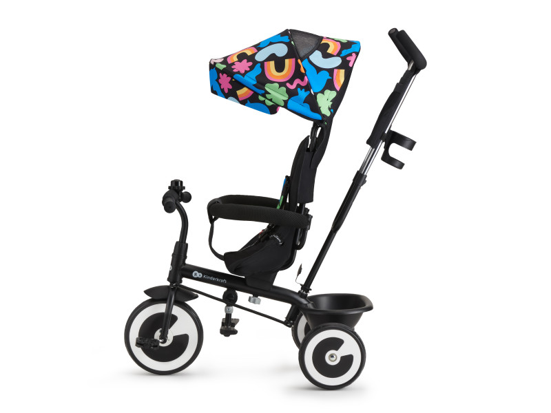 Трехколесный велосипед Kinderkraft Aston Happy Shapes (KRASTO00HAP0000), Фото 3