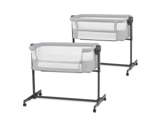 Приставна кроватка-люлька Kinderkraft Neste Up 2 Light Grey (KLNEUP02LGR0000)