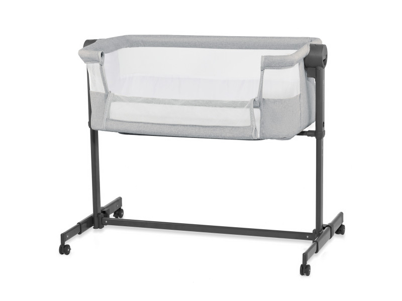 Приставна кроватка-люлька Kinderkraft Neste Up 2 Light Grey (KLNEUP02LGR0000), Фото 3