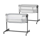Приставна кроватка-люлька Kinderkraft Neste Up 2 Light Grey (KLNEUP02LGR0000)