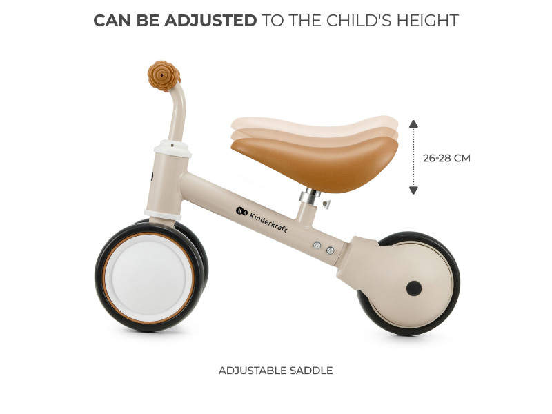 Каталка-біговел Kinderkraft Cutie Light Beige (KRCUTI00BEG0000), Фото 6