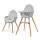 Стульчик для кормления 2 в 1 Kinderkraft Fini 2 Grey (KHFINI02GRY0000)
