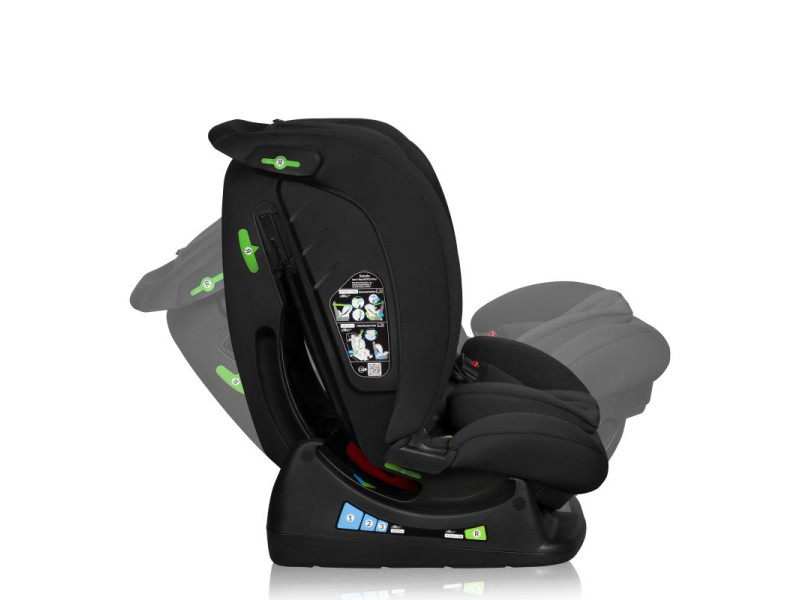 Детское автокресло Lionelo IZZY I-SIZE BLACK CARBON, Фото 5