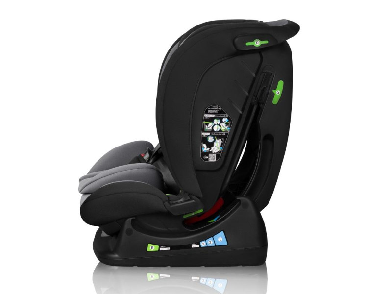 Дитяче автокрісло Lionelo IZZY I-SIZE BLACK GREY, Фото 4
