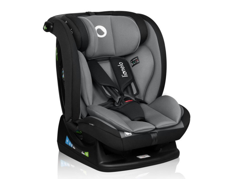 Дитяче автокрісло Lionelo IZZY I-SIZE BLACK GREY, Фото 1