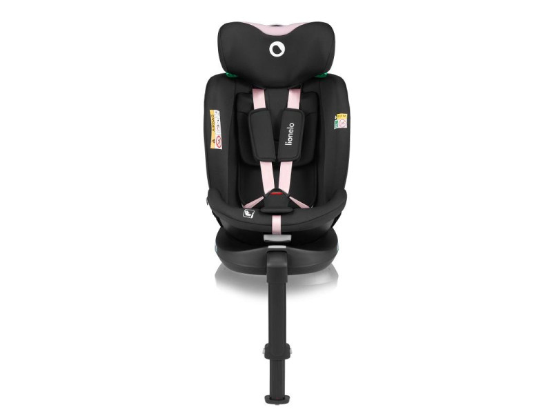 Дитяче автокрісло Lionelo NAVY I-size BLACK PINK, Фото 3