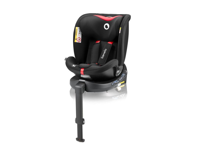 Детское автокресло Lionelo NAVY I-size BLACK RED, Фото 3