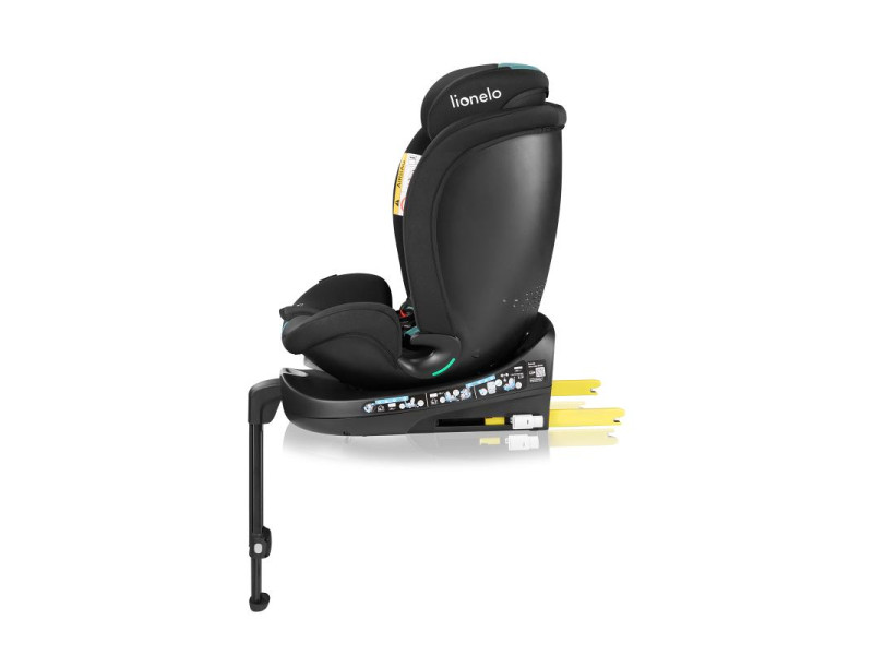 Детское автокресло Lionelo NAVY I-SIZE BLACK TURQUOISE, Фото 4