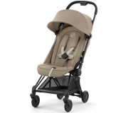 Коляска Coya Matt Black Cozy Beige