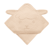 Рушник Lionelo MUSLIN HOODED TOWEL BEIGE CAPPUCCINO