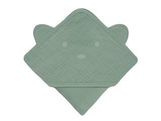 Рушник Lionelo MUSLIN HOODED TOWEL GREEN FOREST