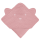 Рушник Lionelo MUSLIN HOODED TOWEL PINK BABY