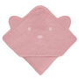 Рушник Lionelo MUSLIN HOODED TOWEL PINK BABY