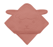 Рушник Lionelo MUSLIN HOODED TOWEL RED CORAL