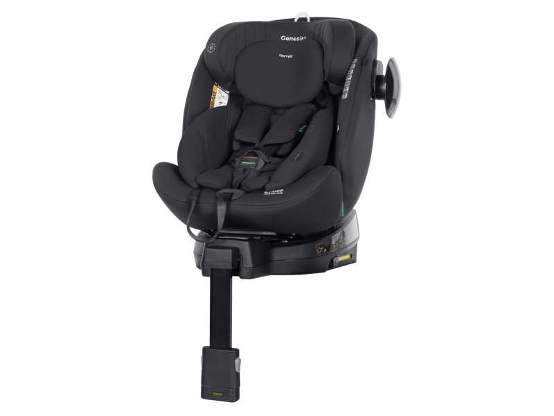 Автокрісло CARRELLO Genesis+ CRL-12807 Absolute Black i-Size 40-150см ISOFIX, поворот, опор.стійка /, Фото 1