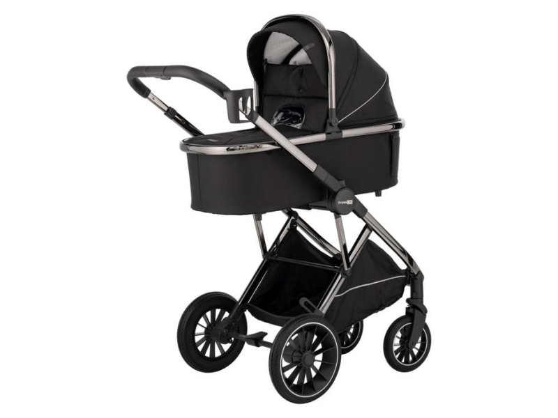 Коляска для дитини універсальна 3 в 1 Allegro FreeON, чорна, Фото 3