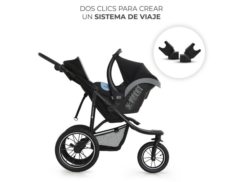Прогулянкова коляска Kinderkraft Helsi 2 Black (KSHELS02BLK0000), Фото 17