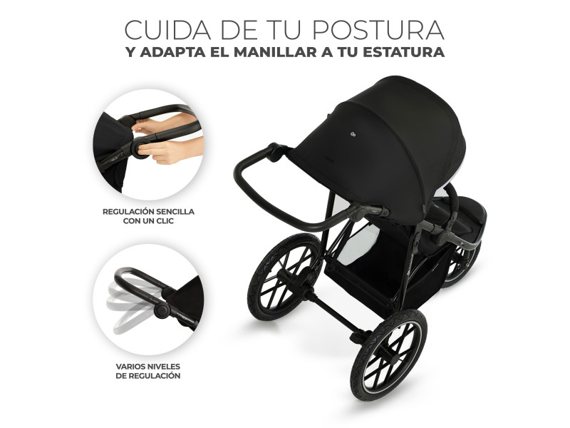 Прогулянкова коляска Kinderkraft Helsi 2 Black (KSHELS02BLK0000), Фото 19