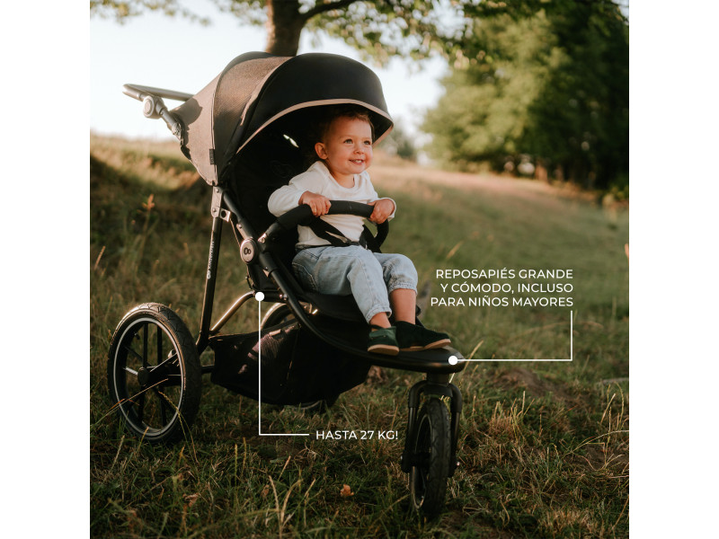 Прогулянкова коляска Kinderkraft Helsi 2 Black (KSHELS02BLK0000), Фото 20