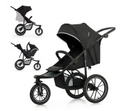 Прогулянкова коляска Kinderkraft Helsi 2 Black (KSHELS02BLK0000)