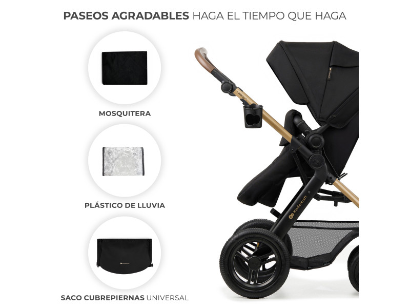 Универсальна коляска 3 в 1 Kinderkraft Moov 2 Air Pure Black (KSMOOV02BLK0000), Фото 13