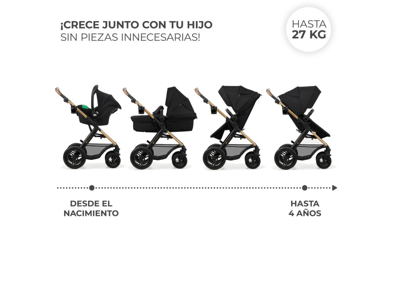Универсальна коляска 3 в 1 Kinderkraft Moov 2 Air Pure Black (KSMOOV02BLK0000), Фото 25