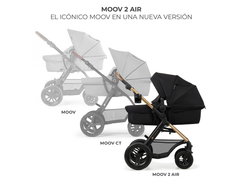 Универсальна коляска 3 в 1 Kinderkraft Moov 2 Air Pure Black (KSMOOV02BLK0000), Фото 7
