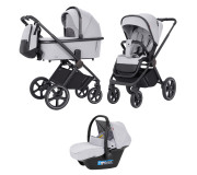Коляска універсальна CARRELLO Ultimo CRL-6519 (3in1) Arctic Grey /1/