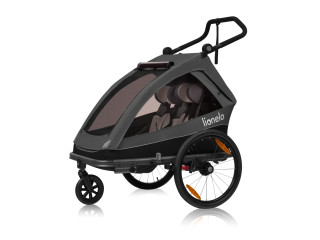 Велосипедный прицеп с функцией коляски Lionelo CAMA GRAPHITE