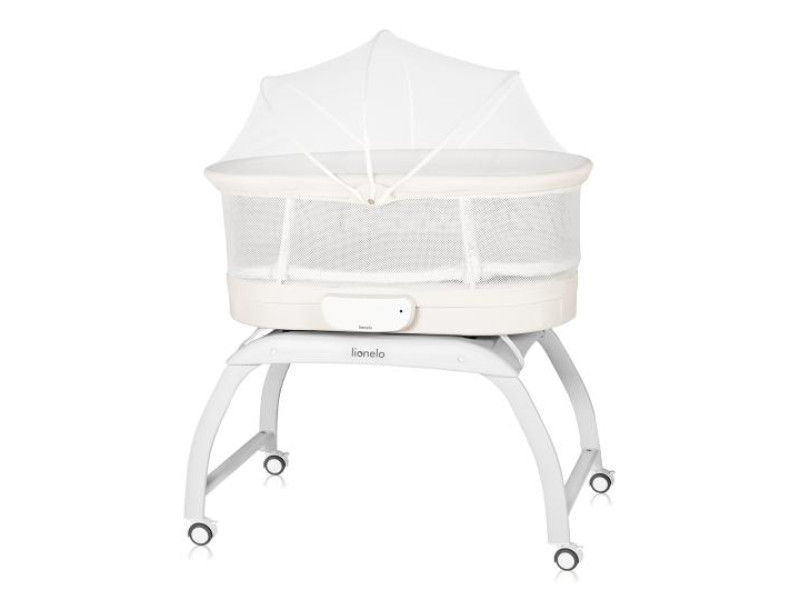 Ліжко-колиска з функцією ваг Lionelo CORAL WHITE, Фото 1