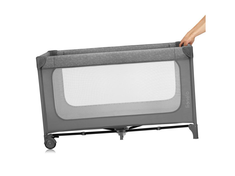 Манеж-ліжко Lionelo JASMIN EASY FOLD GREY STONE, Фото 3