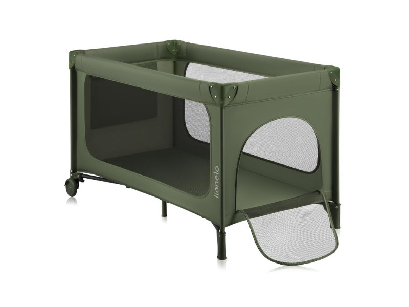 Манеж-ліжко Lionelo JASMIN EASY FOLD GREEN OLIVE, Фото 3