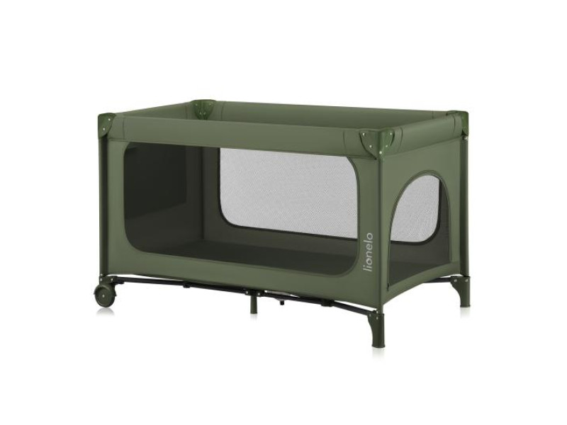 Манеж-ліжко Lionelo JASMIN EASY FOLD GREEN OLIVE, Фото 1