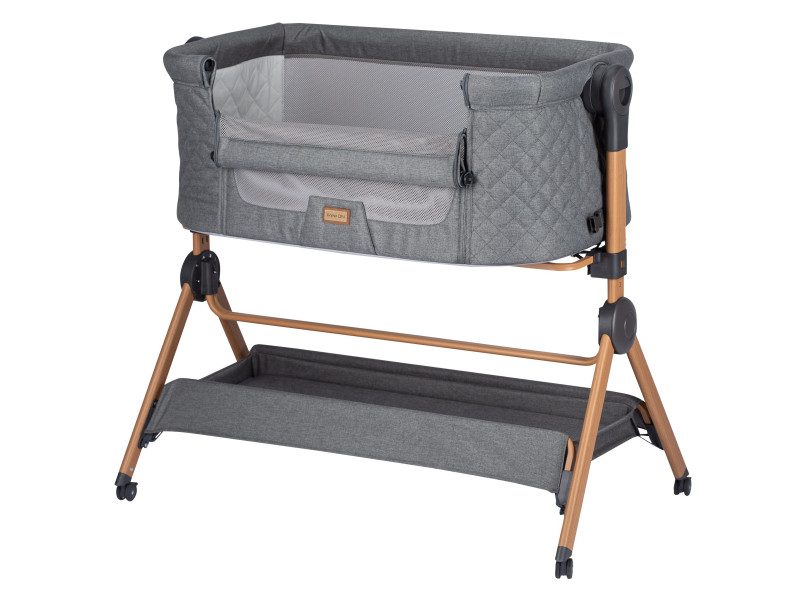 Приліжкове ліжечко та стільчик для дитини Nest & Feed 2 в 1 FreeON, grey, Фото 1