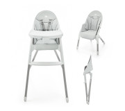 Стільчик для годування Kinderkraft Dinnly Grey (KHDINN00LGR0000) Стільчик для годування Kinderkraft Dinnly Grey (KHDINN00LGR0000)