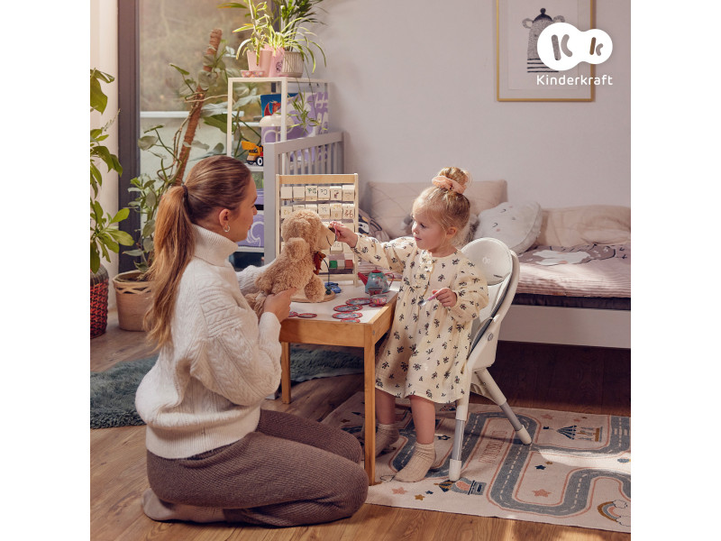 Стільчик для годування Kinderkraft Dinnly Grey (KHDINN00LGR0000), Фото 13 Стільчик для годування Kinderkraft Dinnly Grey (KHDINN00LGR0000), Фото 13