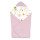 Покривало Lionelo TRAVEL SWADDLE BLANKET PINK FLOWER