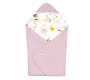 Покрывало Lionelo TRAVEL SWADDLE BLANKET PINK FLOWER