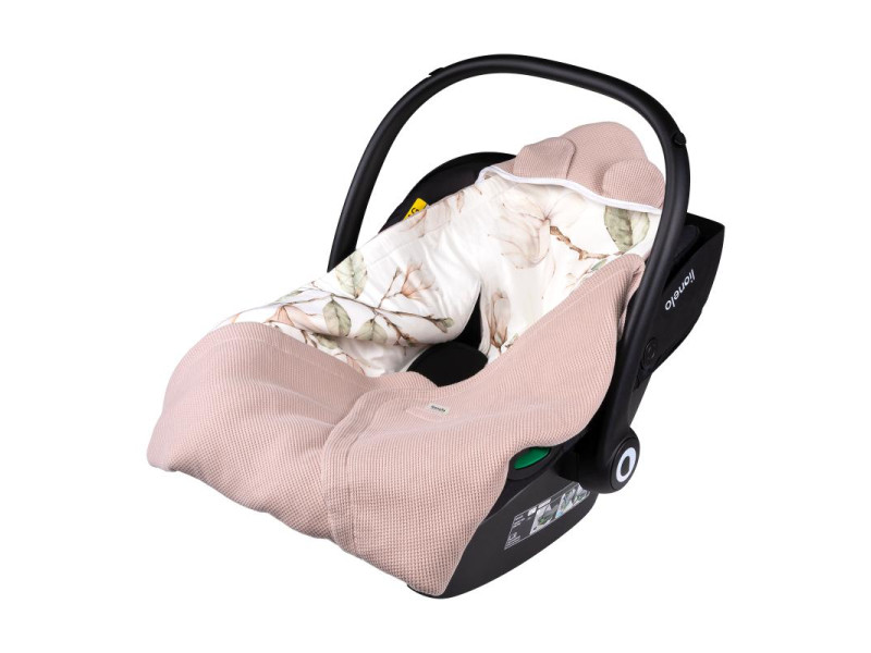 Покривало Lionelo TRAVEL SWADDLE BLANKET PINK FLOWER, Фото 3 Покривало Lionelo TRAVEL SWADDLE BLANKET PINK FLOWER, Фото 3