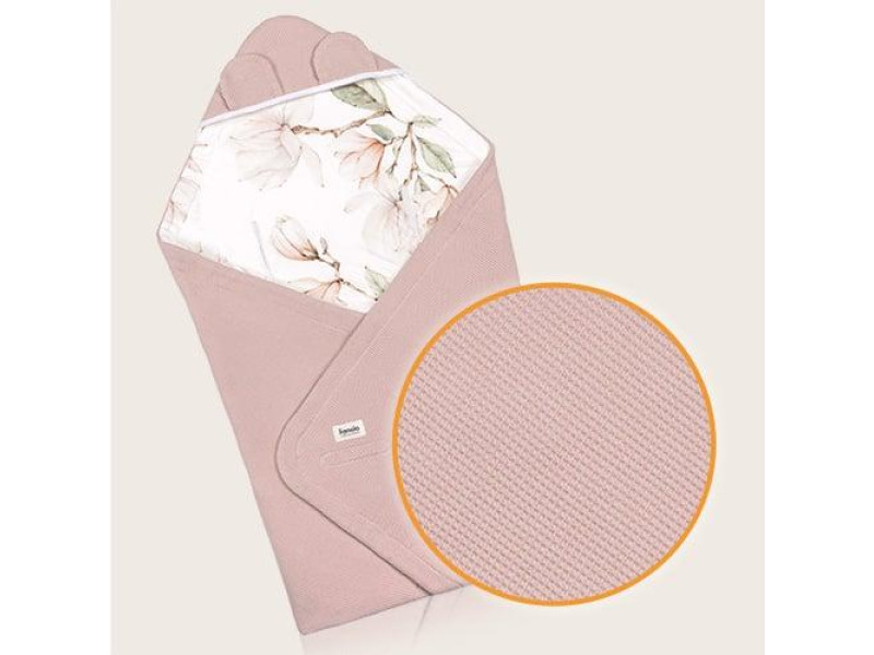 Покривало Lionelo TRAVEL SWADDLE BLANKET PINK FLOWER, Фото 4 Покривало Lionelo TRAVEL SWADDLE BLANKET PINK FLOWER, Фото 4