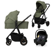 Универсальная коляска 3 в 1 Lionelo AMBER PLUS GREEN FOREST