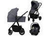 Универсальная коляска 3 в 1 Lionelo AMBER PLUS GREY GRAPHITE, Фото 7