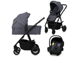 Універсальна коляска 3 в 1 Lionelo AMBER PLUS GREY GRAPHITE