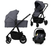 Универсальная коляска 3 в 1 Lionelo AMBER PLUS GREY GRAPHITE
