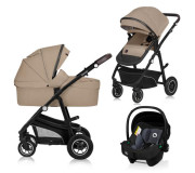 Универсальная коляска 3 в 1 Lionelo BIANKA 3IN1 BEIGE SAND