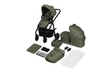 Универсальная коляска 2 в 1 Lionelo AMBER PLUS GREEN FOREST